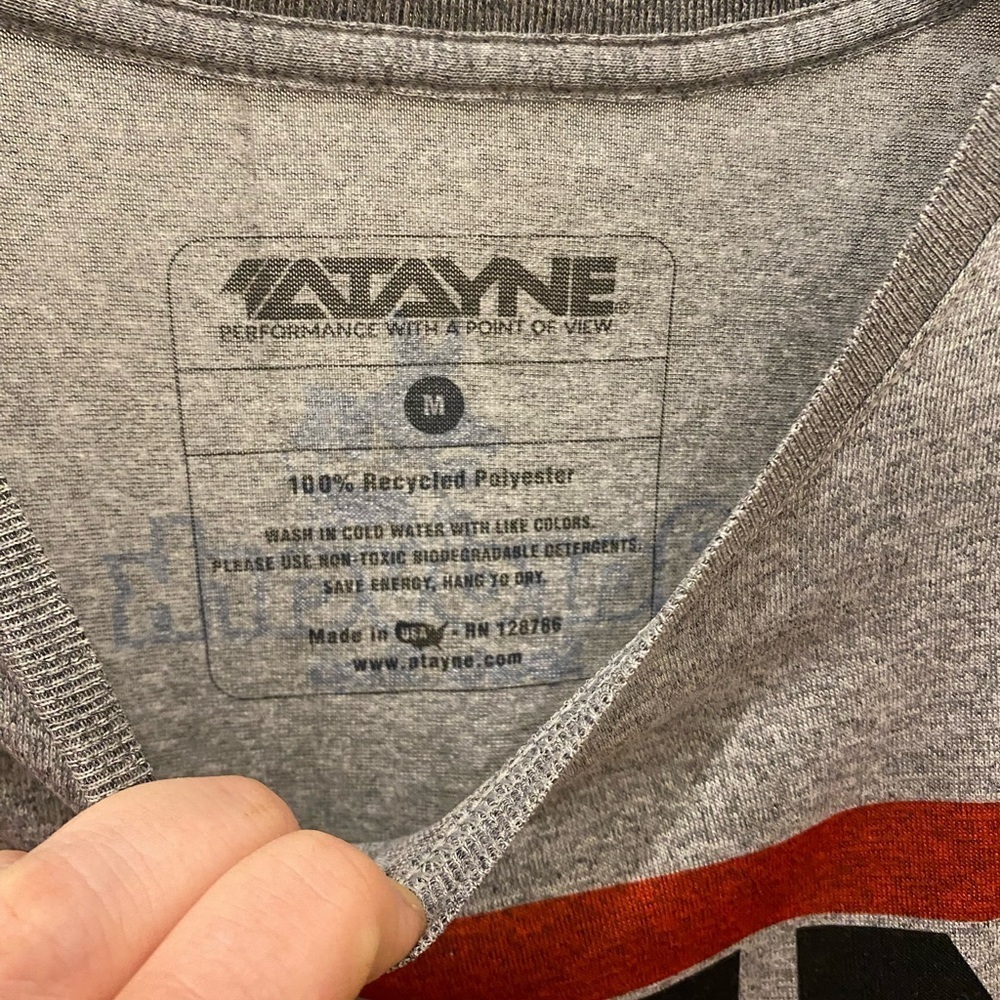 ATANYA Run 610 Aardvark Sports Shop T-Shirt Performance Material Unisex Medium - Picture 4 of 4